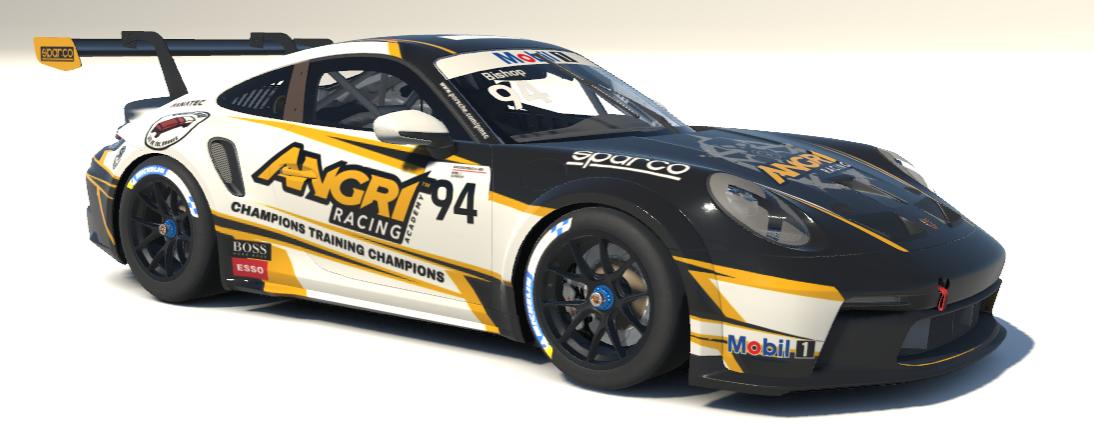 ANGRi Racing Porsche Cup Car (992) by Tate Bishop - Trading Paints