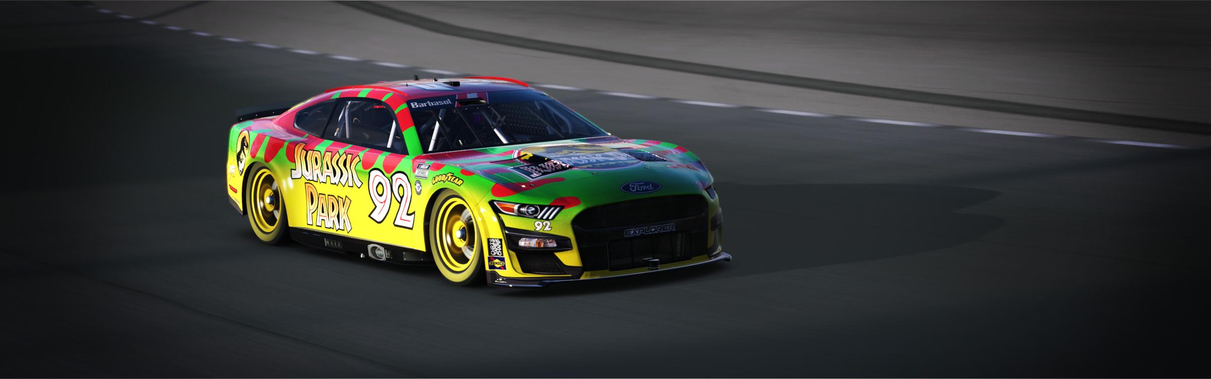 Preview of Jurassic Park Tour Explorer Ford Mustang NXG by Chris Champeau