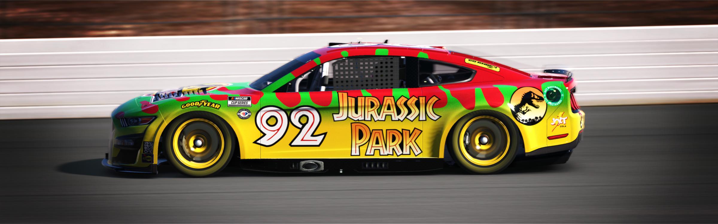 Preview of Jurassic Park Tour Explorer Ford Mustang NXG by Chris Champeau