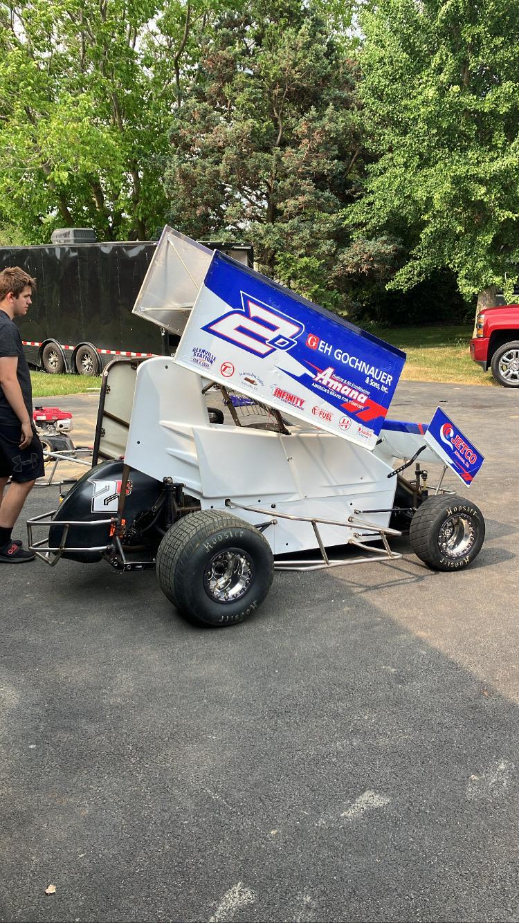 Preview of Cole Dewease White Car from 6/9/23 at Path Valley by Brady Beavers