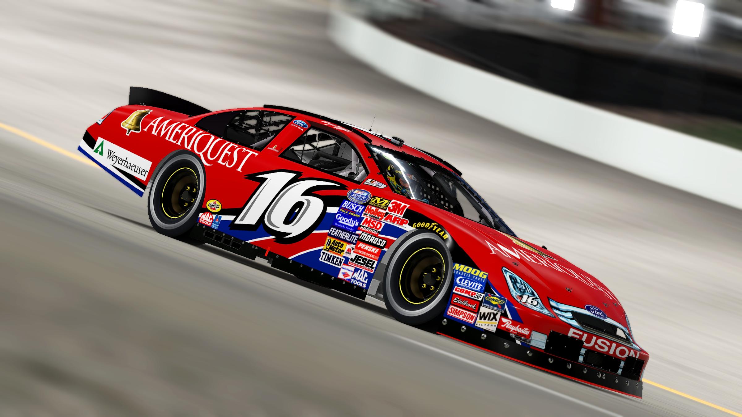 Preview of Greg Biffle 2006 Busch Series Ameriquest Mortgage Company Ford Fusion (Custom Numbers) by Aledam Contreras