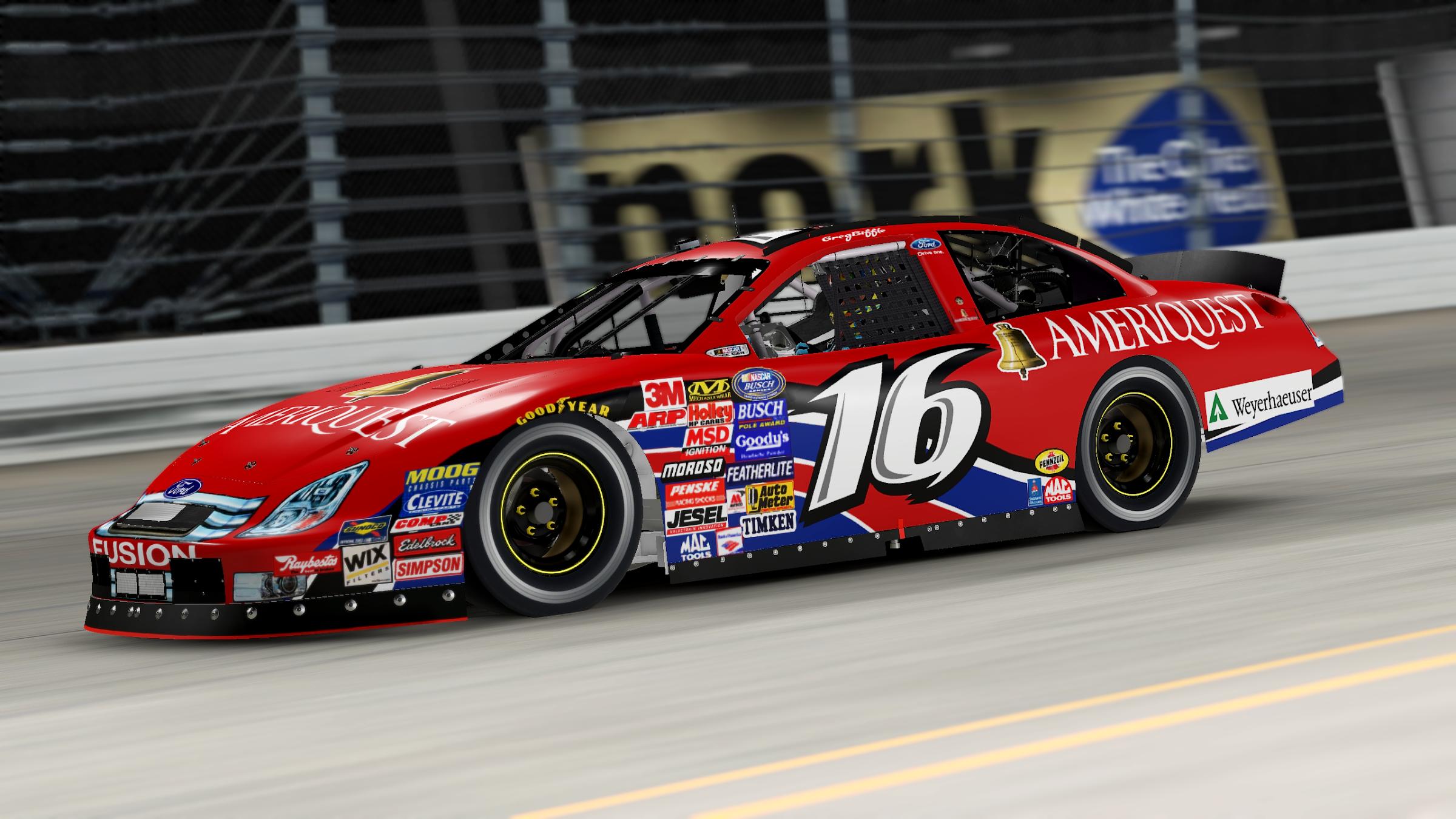 Preview of Greg Biffle 2006 Busch Series Ameriquest Mortgage Company Ford Fusion (Custom Numbers) by Aledam Contreras