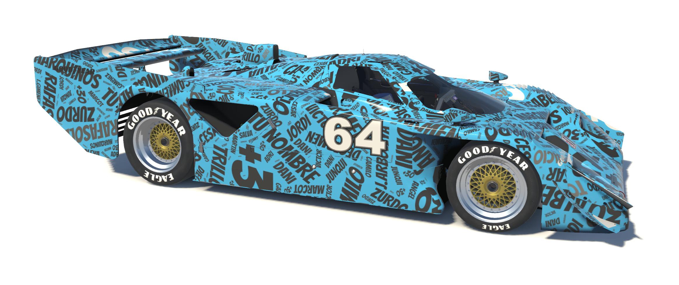 Preview of Nissan GTP ZX-T md30 nube nombres azul by Jes&uacute;s Arboleya