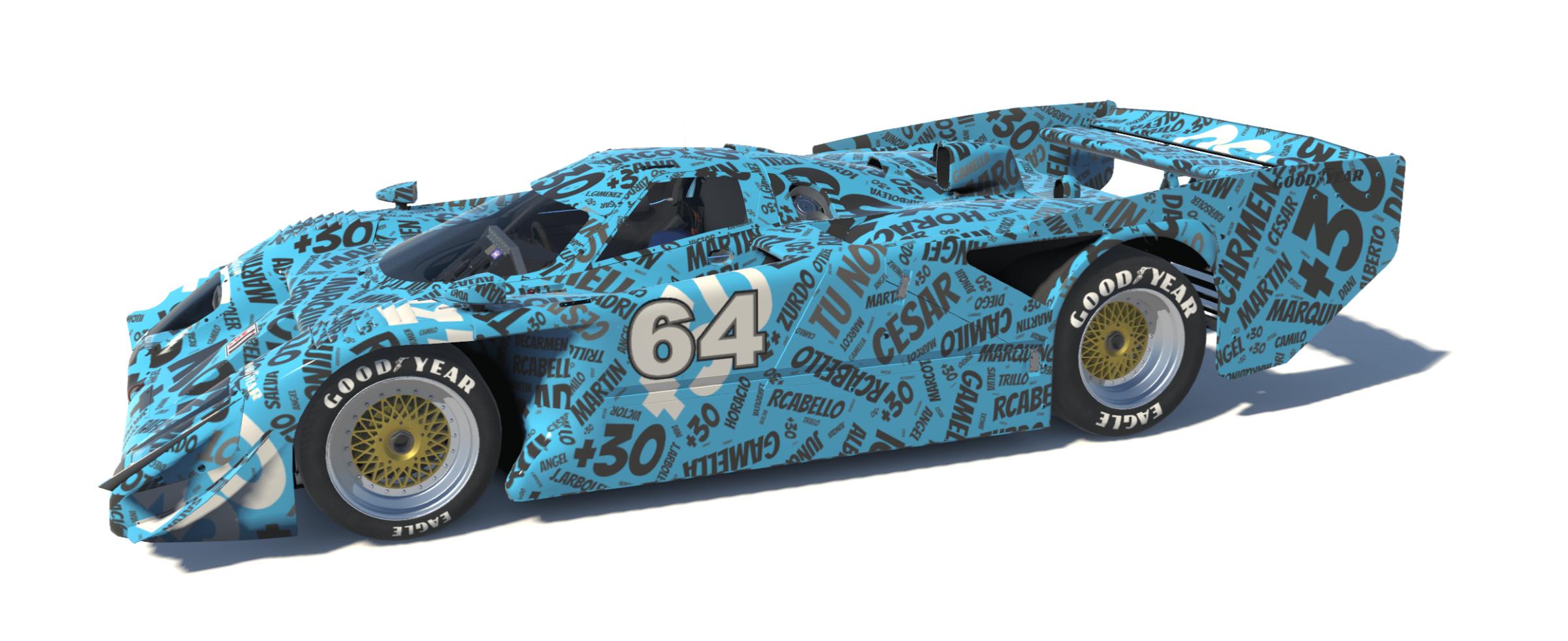 Preview of Nissan GTP ZX-T md30 nube nombres azul by Jes&uacute;s Arboleya