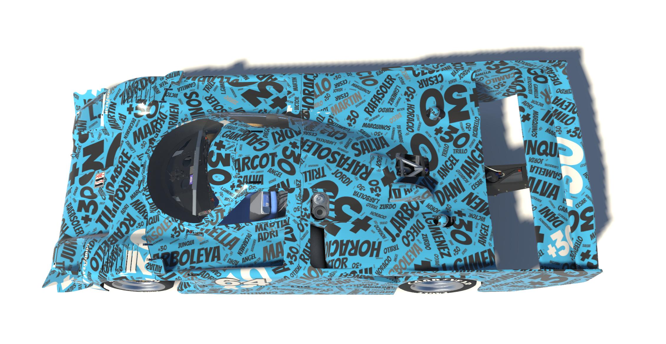Preview of Nissan GTP ZX-T md30 nube nombres azul by Jes&uacute;s Arboleya