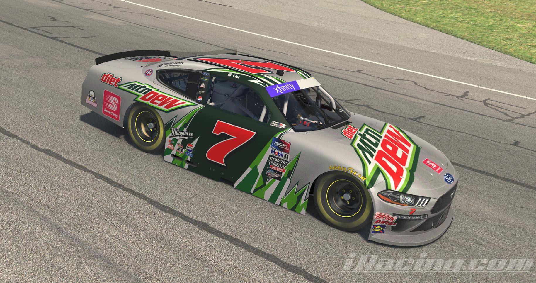 Cam Diet Dew Mustang by Jon M Peterson Trading Paints
