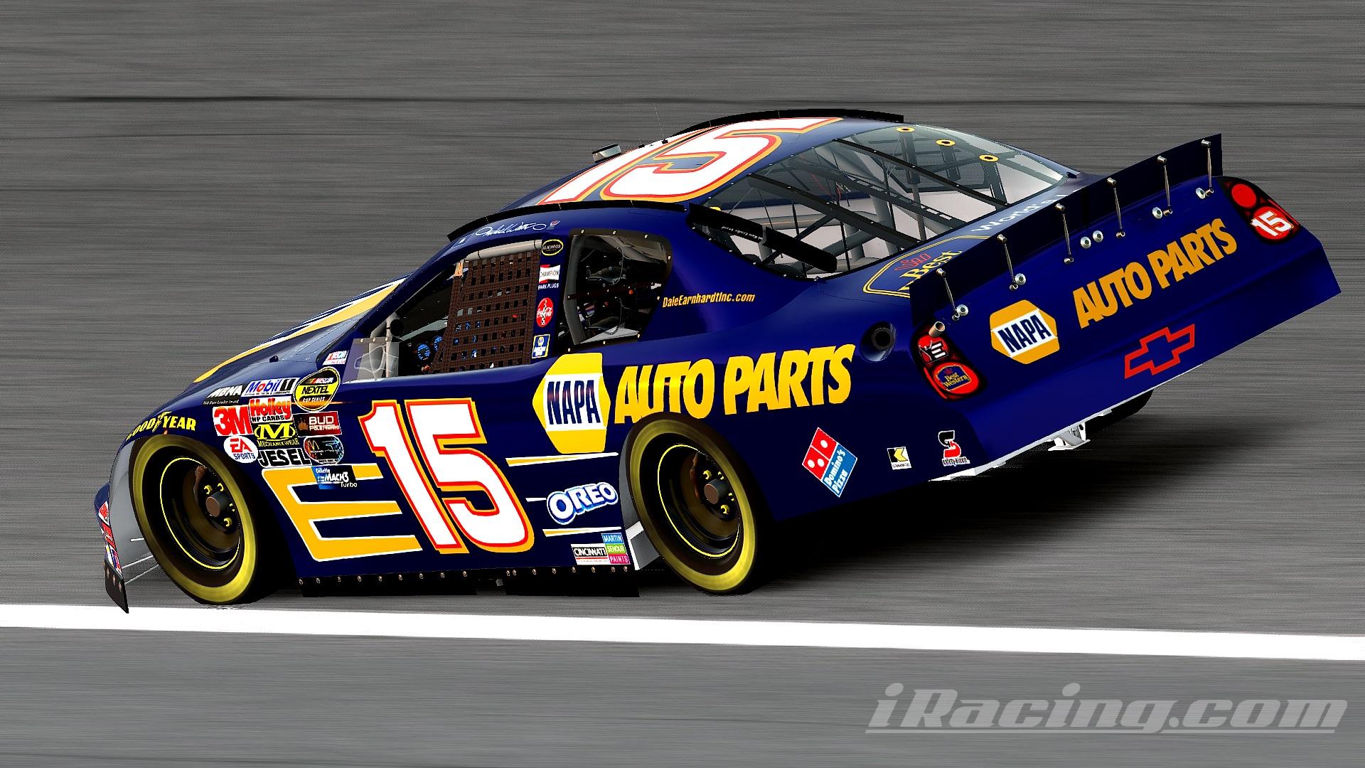 Preview of #15 Michael Waltrip 2004 NAPA Chevrolet Monte Carlo Sim Stamped Number by Christian Budd