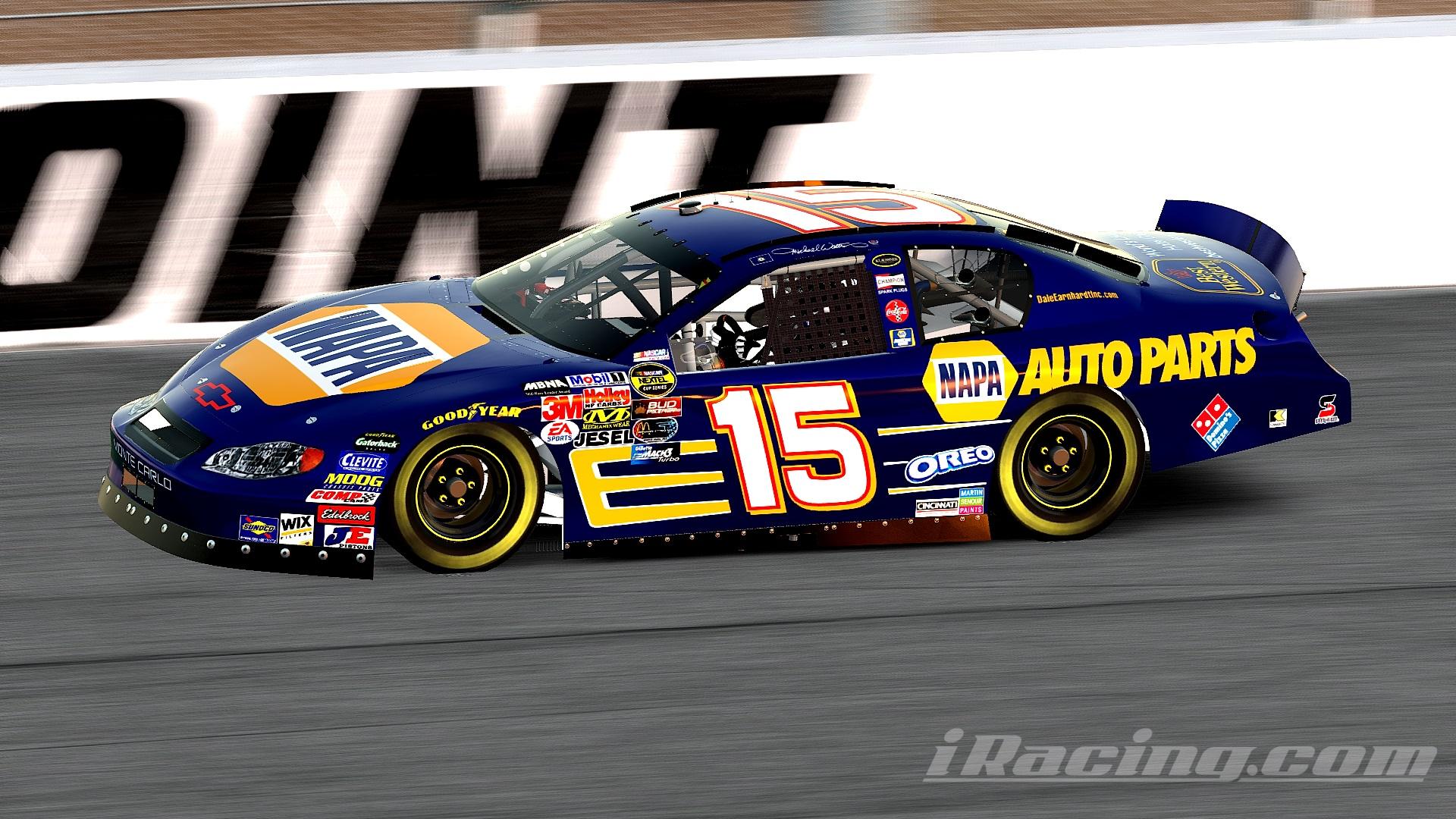 15 Michael Waltrip 2004 NAPA Chevrolet Monte Carlo Sim Stamped