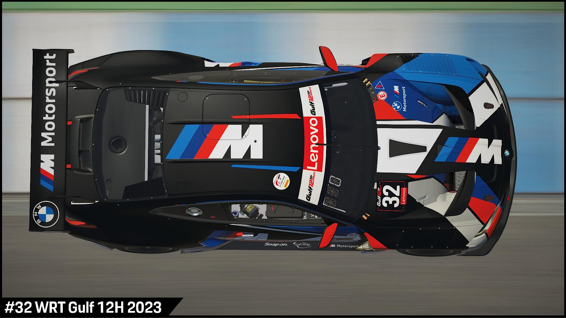 Preview of #32 WRT Gulf 12H 2023 by Sergio Hernando