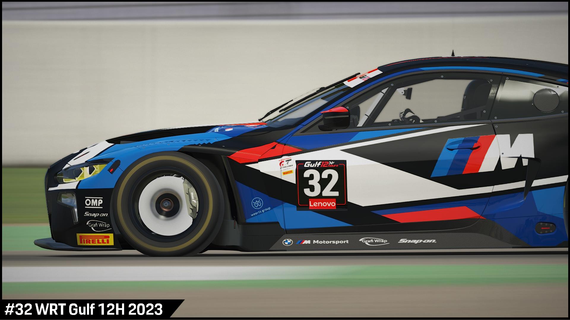 Preview of #32 WRT Gulf 12H 2023 by Sergio Hernando