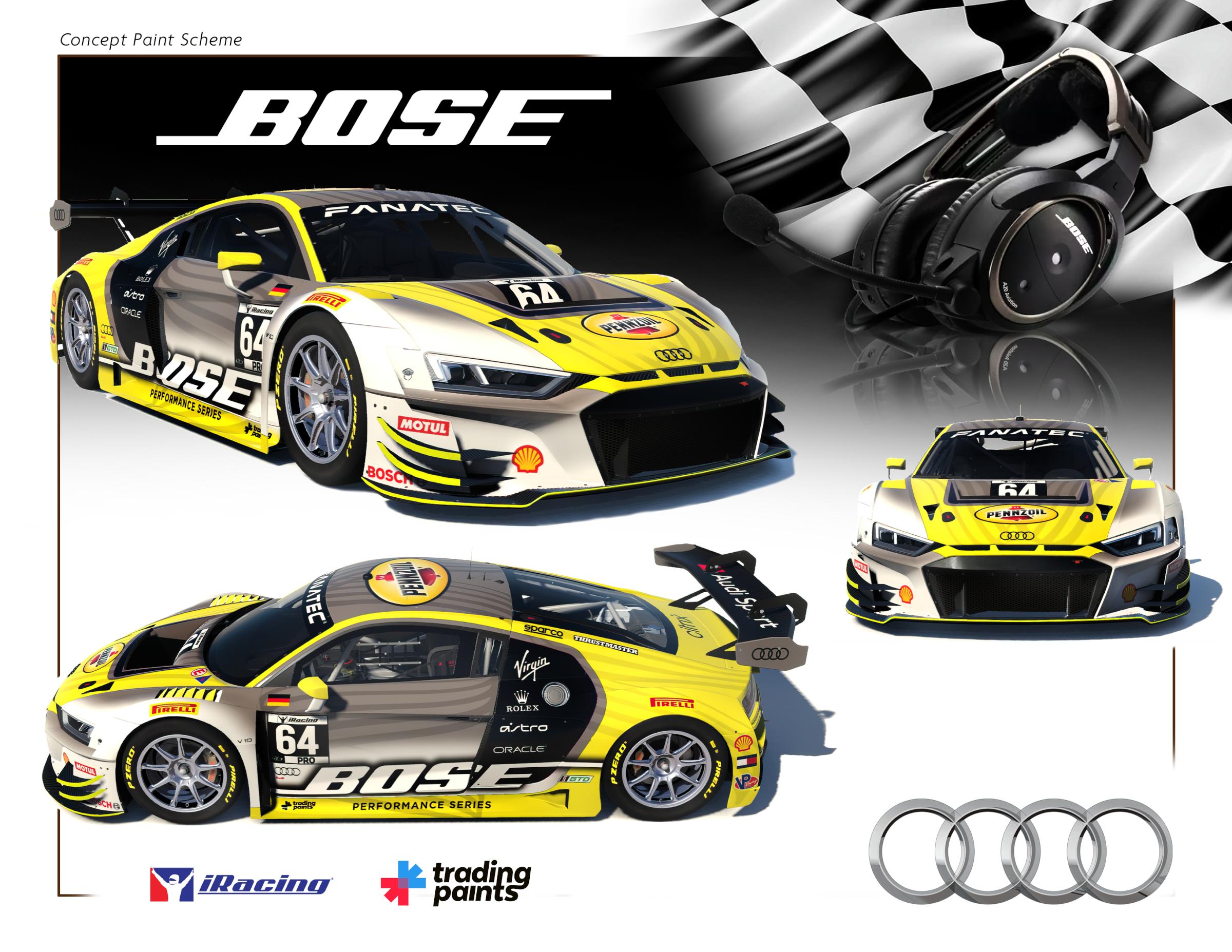 Preview of BOSE – Audi R8 LMS EVO II GT3 by Doug Hunt Sr