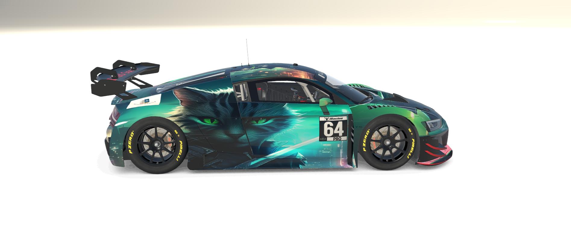 Audi R8 LMS EVO II GT3 Ninja Cat Livery copy by Guy Robertson - Trading ...