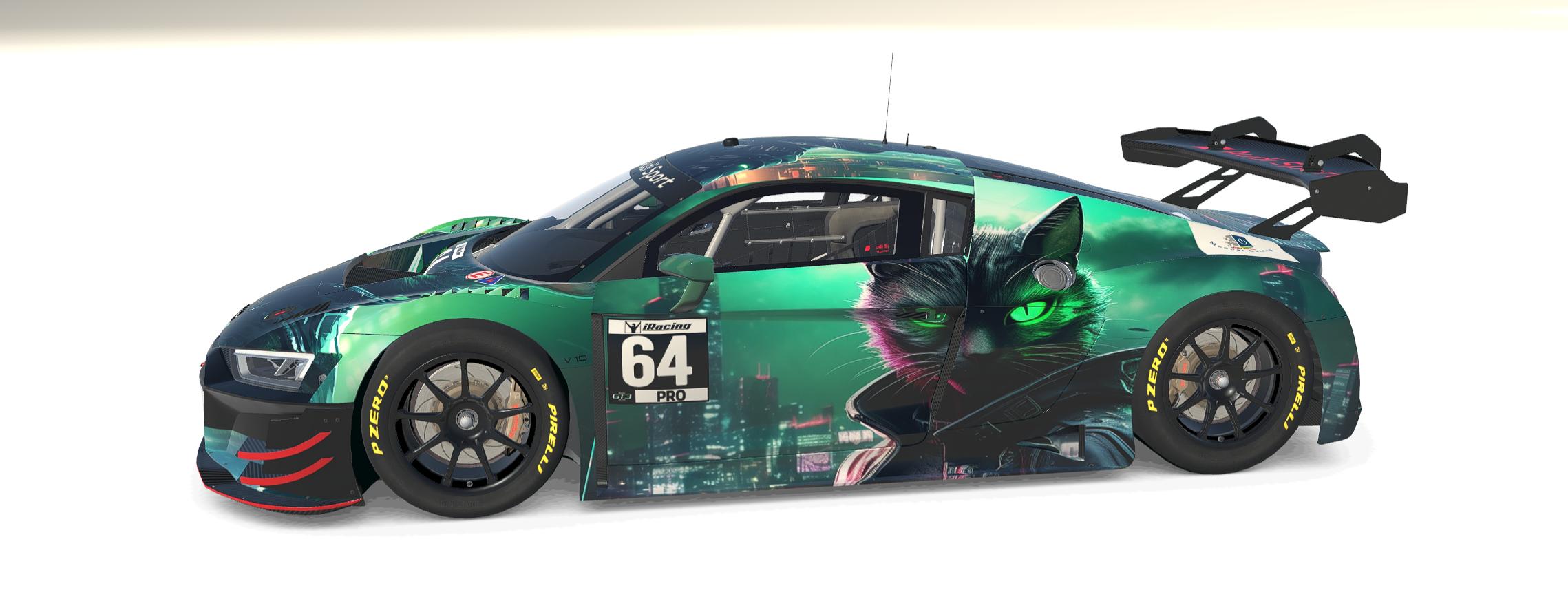 Audi R8 LMS EVO II GT3 Ninja Cat Livery copy by Guy Robertson - Trading ...