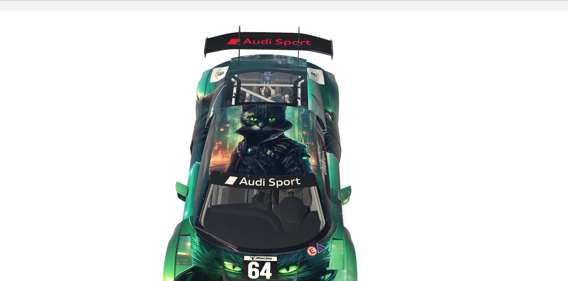 Audi R8 LMS EVO II GT3 Ninja Cat Livery copy by Guy Robertson - Trading ...