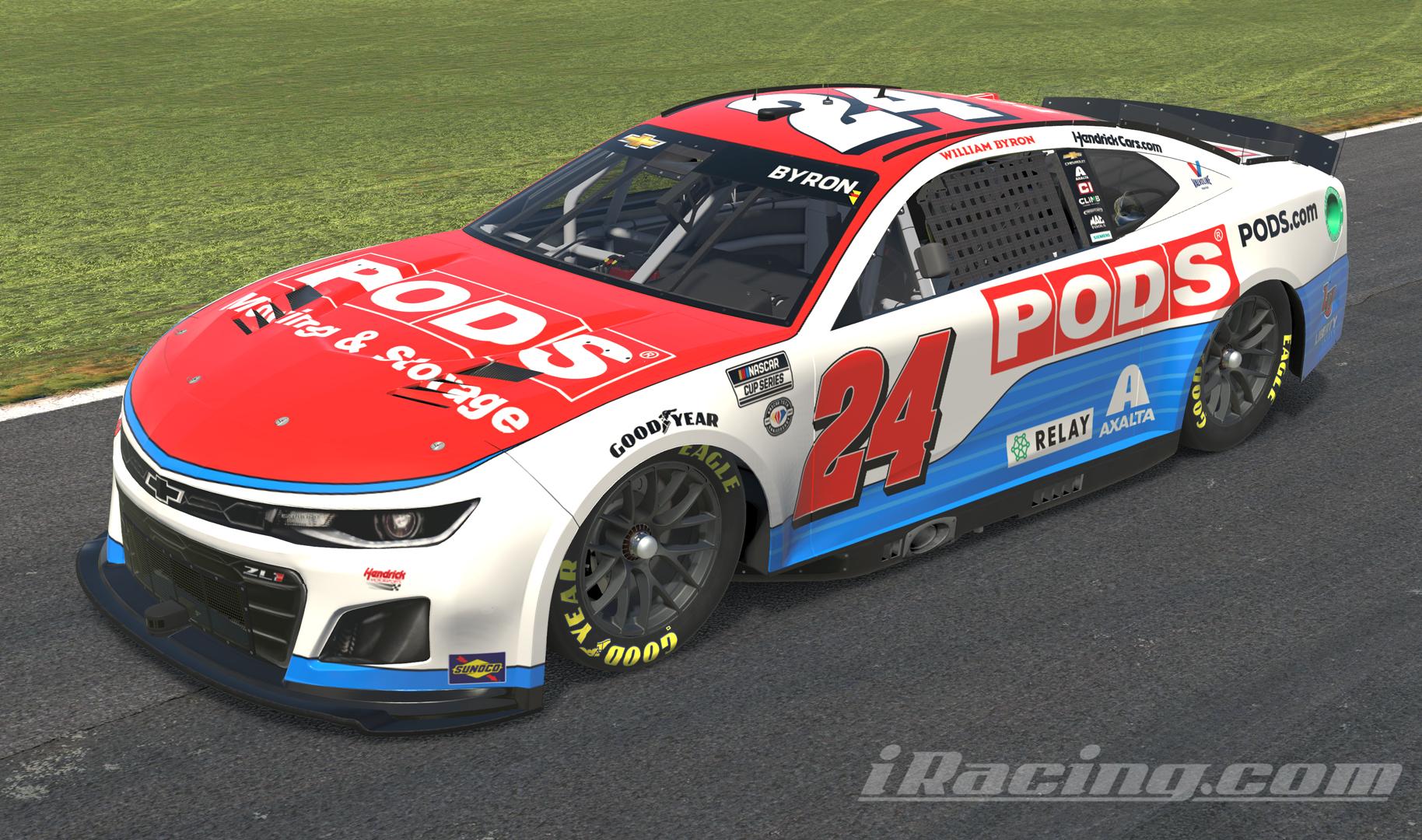 Preview of 2023 24 William Byron PODS Camaro by Michael DiPasquale