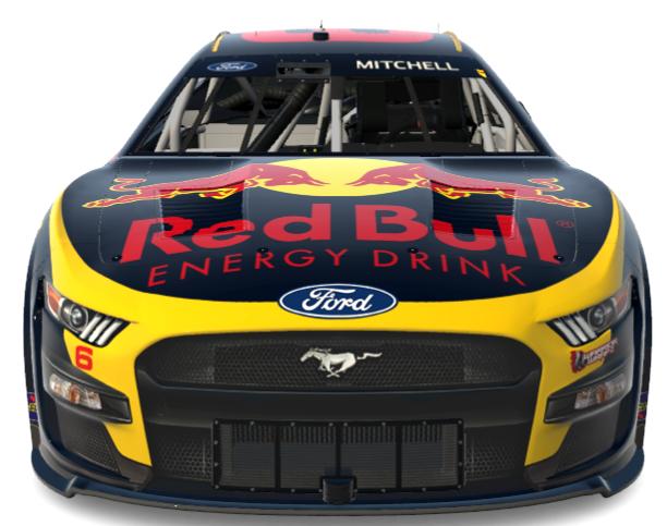 Preview of Rick Nichols #6 - NASCAR Cup Series Next Gen Ford Mustang - Red Bull by Kenny Mitchell
