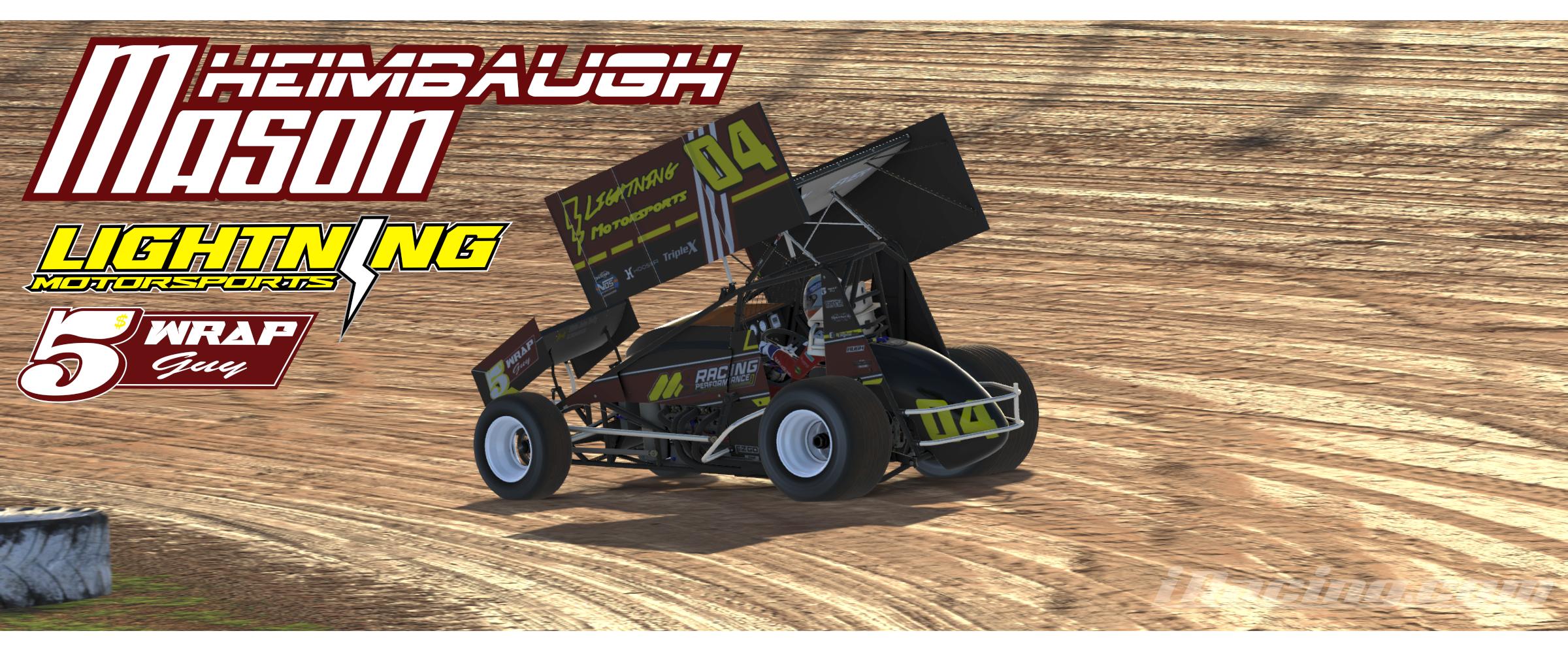 Preview of Mason Heimbaugh Lightning Motorsports Dirt Sprint Car by Logan Hoskins