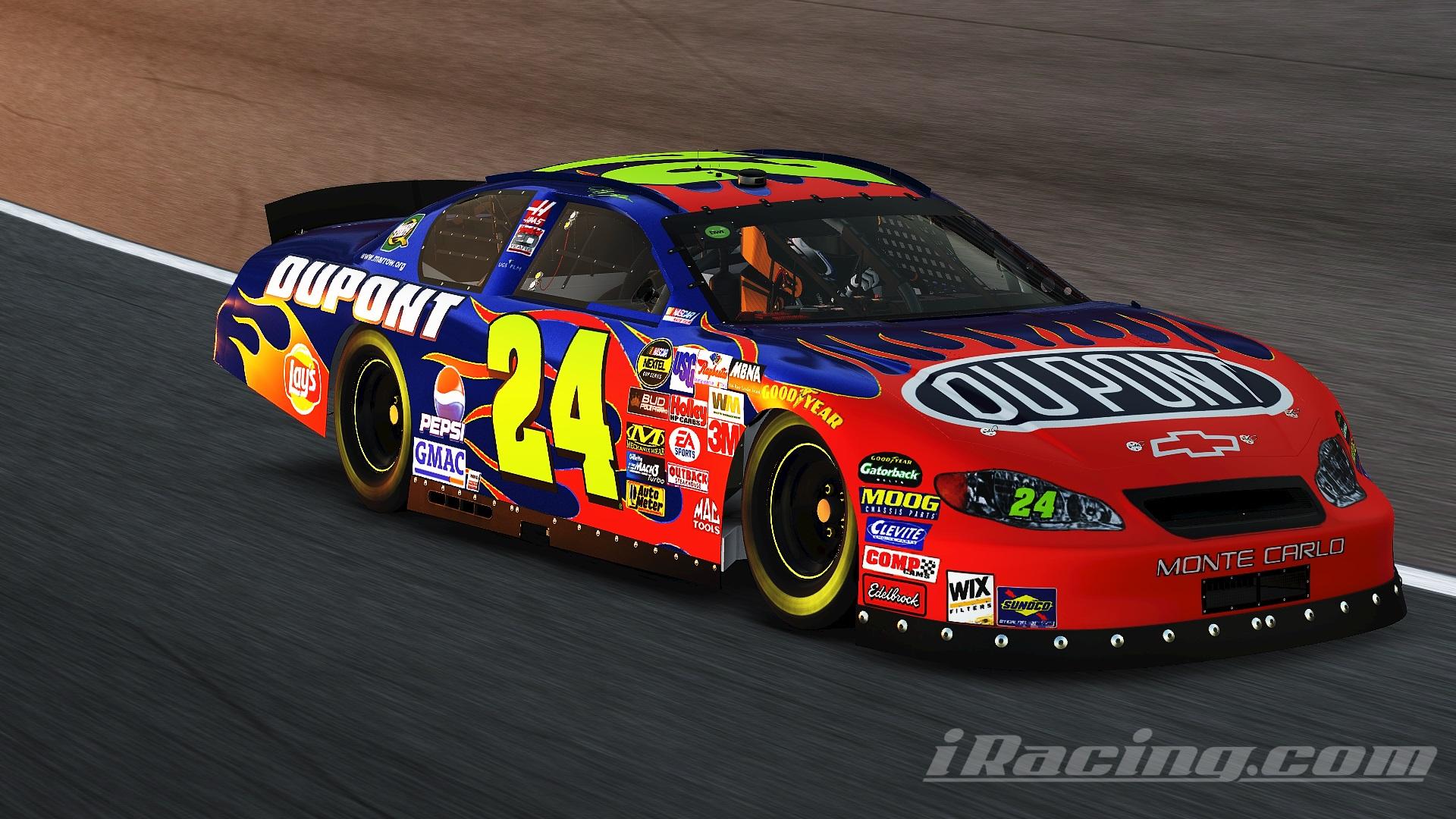 Preview of #24 Jeff Gordon 2004 DuPont Chevrolet Monte Carlo Sim Stamped Number by Christian Budd
