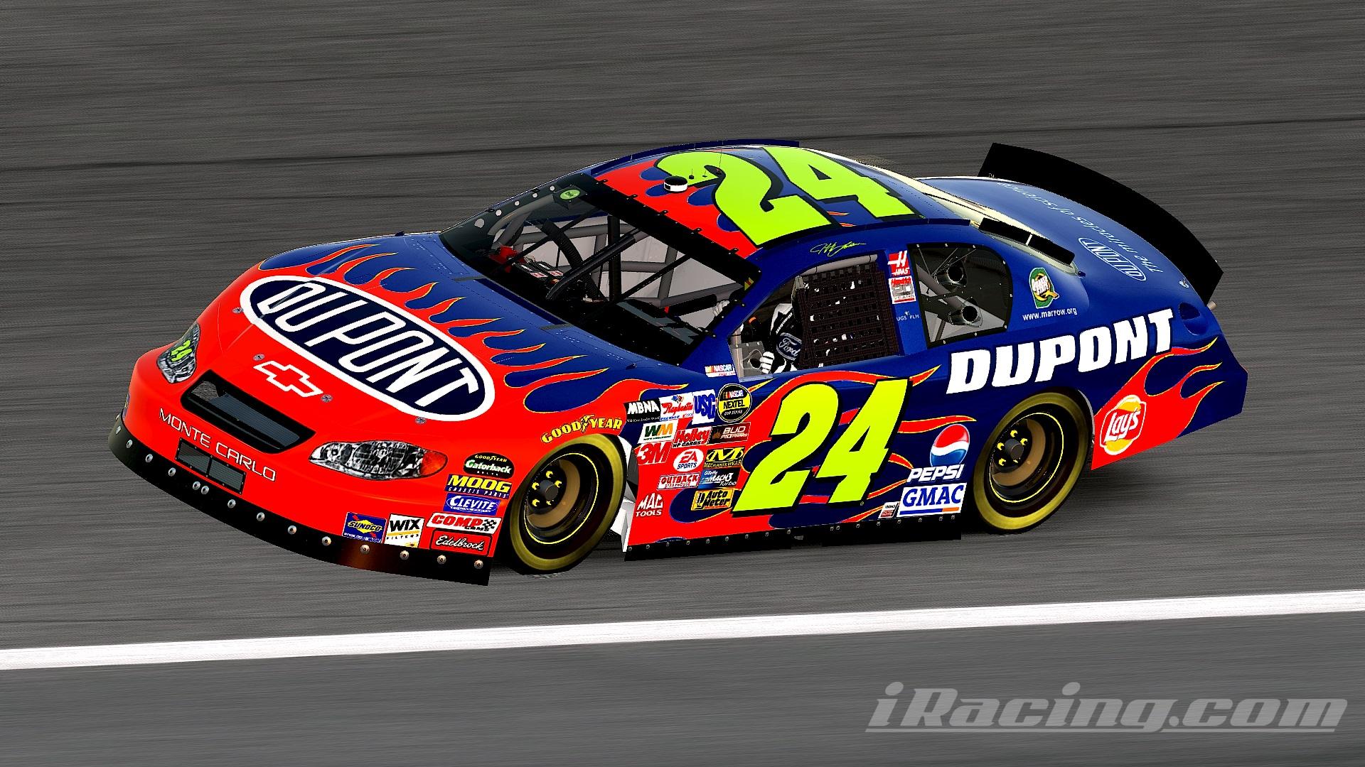 Preview of #24 Jeff Gordon 2004 DuPont Chevrolet Monte Carlo Sim Stamped Number by Christian Budd