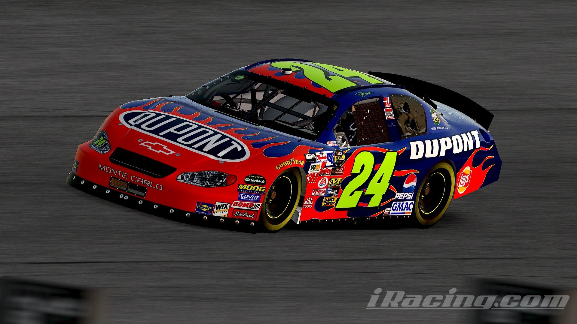 Preview of #24 Jeff Gordon 2004 DuPont Chevrolet Monte Carlo Sim Stamped Number by Christian Budd