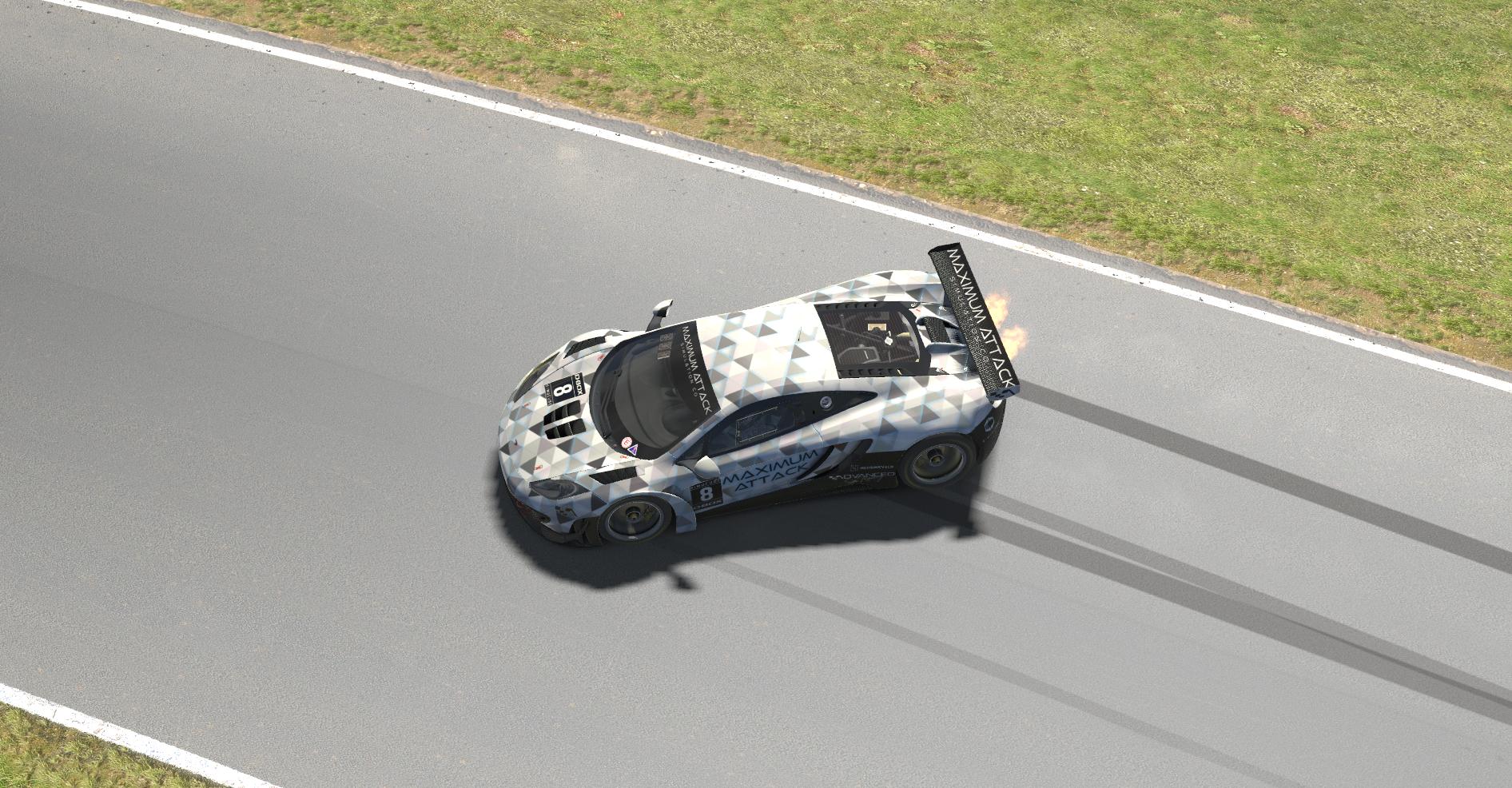 Preview of Maximum Attack Simulation Co - White Glow McLaren MP4 GT3 DRD by Perry Duncan
