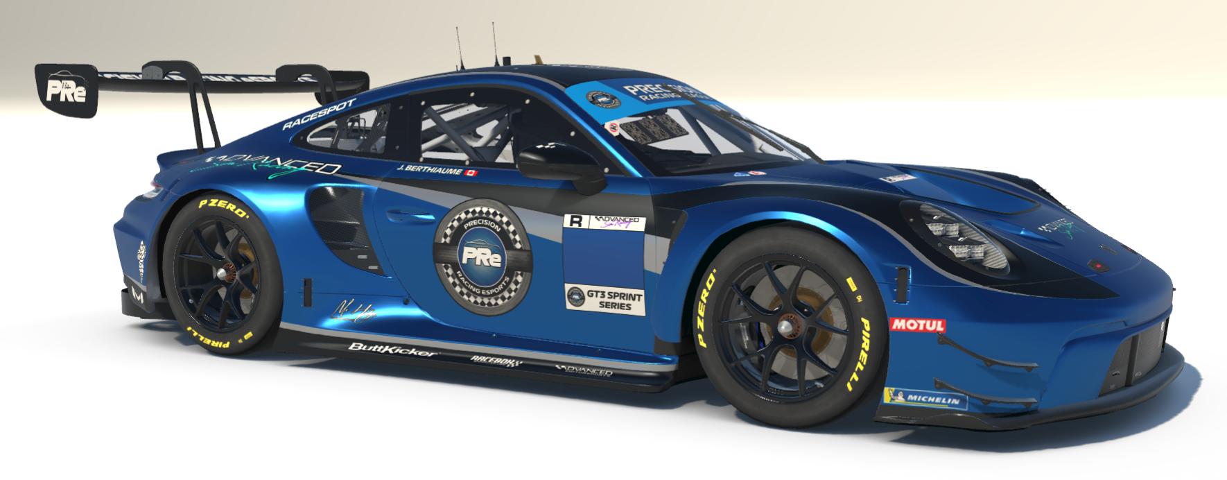 Precision Racing eSports (Elite) Porsche 911 GT3 R (992) - BERTHIAUME ...