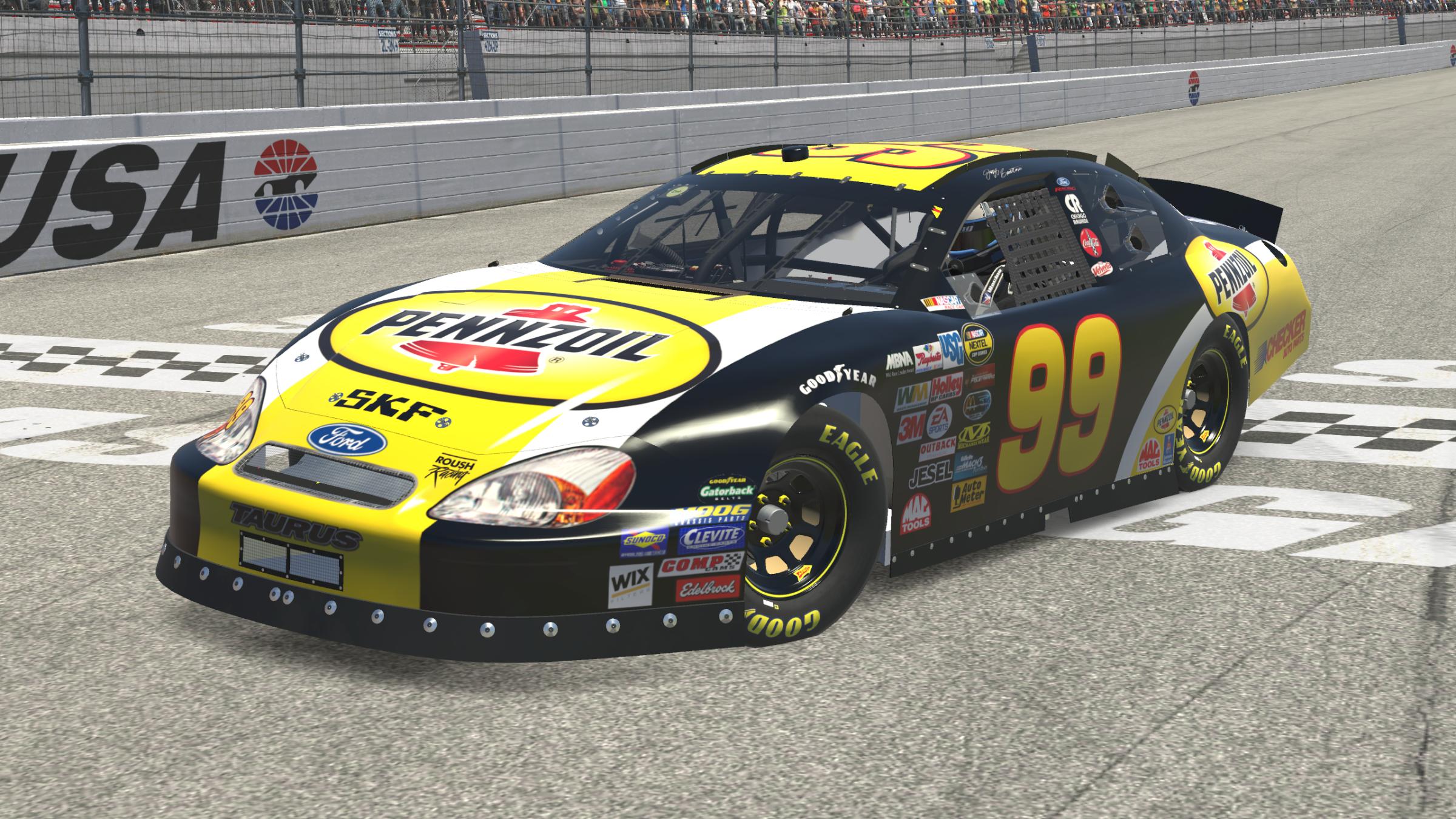 Preview of Jeff Burton #99 2004 Pennzoil Ford Taurus (Sim Stamped #s) by Tom W.