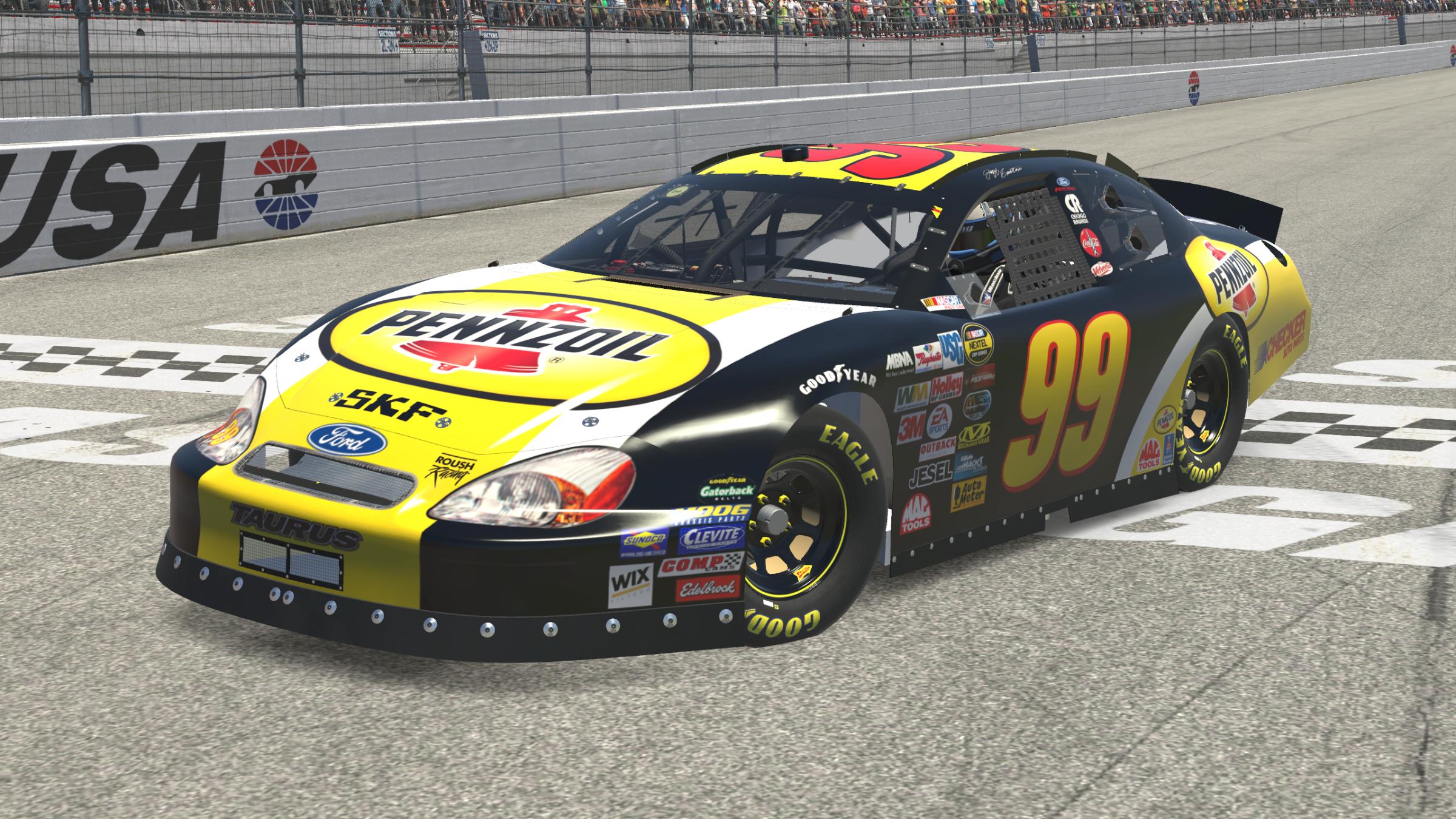 Preview of Jeff Burton #99 2004 Pennzoil Ford Taurus (Custom #s) by Tom W.