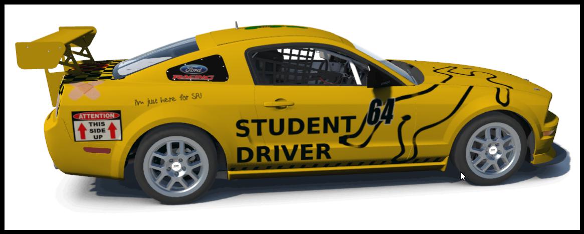 Preview of Student Driver - Ford Mustang FR500S by Jeremy Kerr