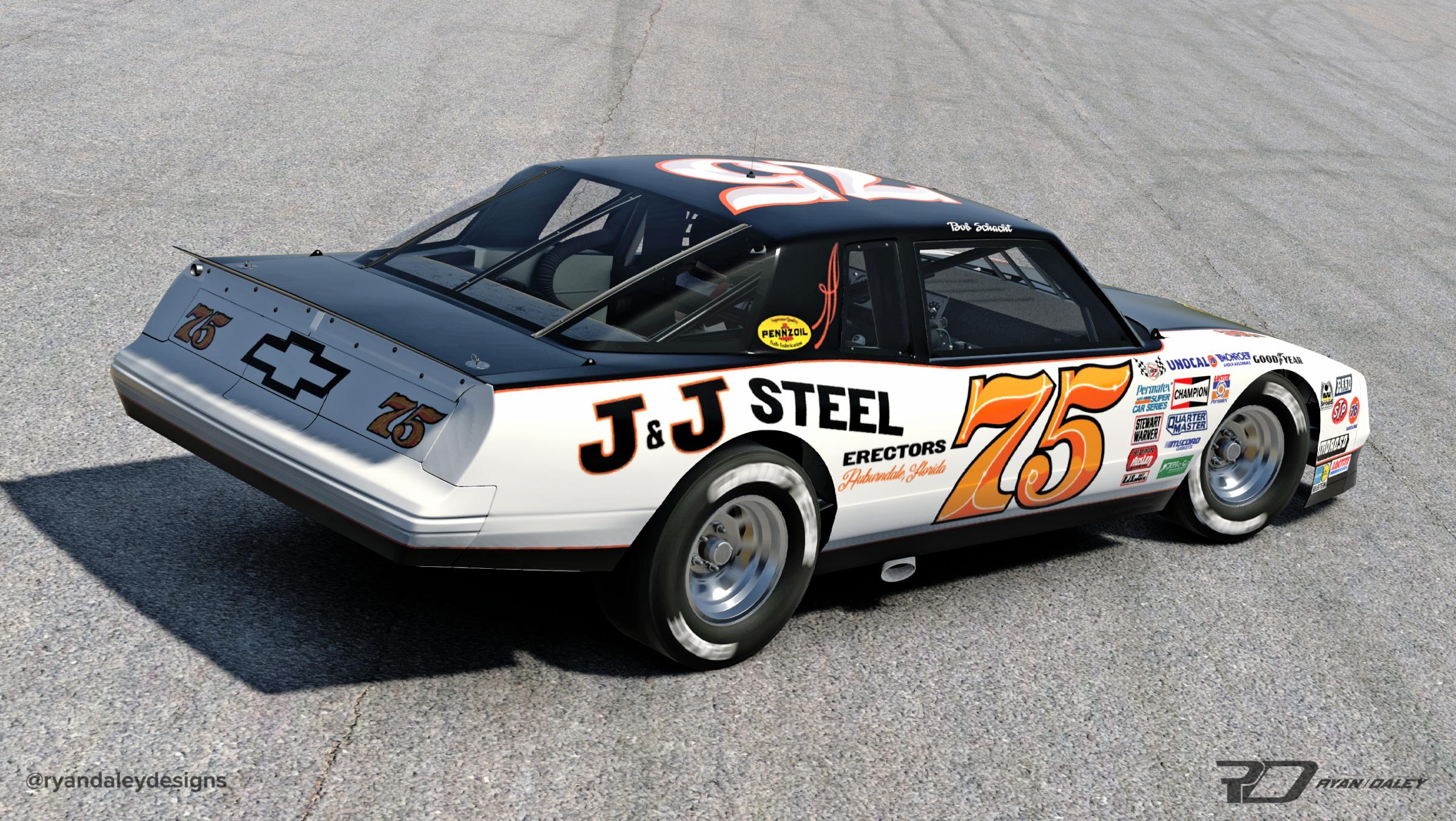 Preview of 1986 #75 Bob Schacht Engineered Components ARCA With Numbers by Ryan Daley