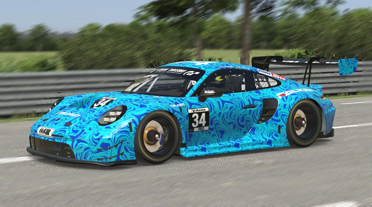 992r Porsche 992r GT3 Falken tyre 2022 NLS 8 camo by Hugo Hebert - Trading ...