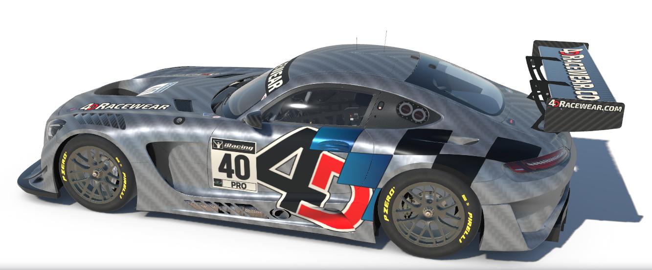 Preview of 4DRacewear.com Mercedes GT3 2020 Silver new number plate by Jim H.