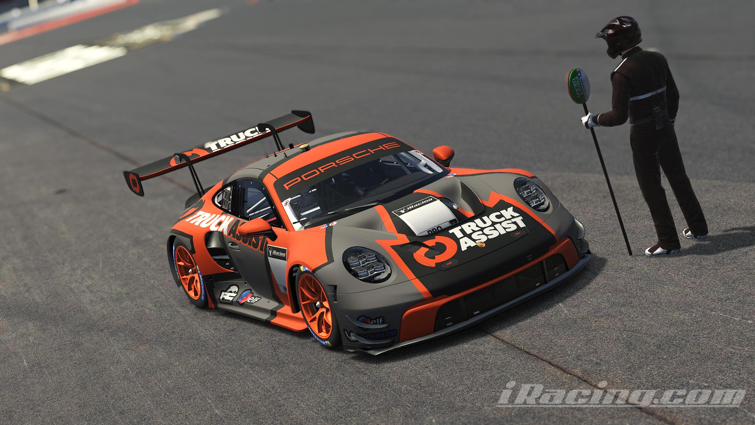992r TruckAssist Porsche 992r GT3 v3G 2023 by Doyle Lowrance - Trading Paints