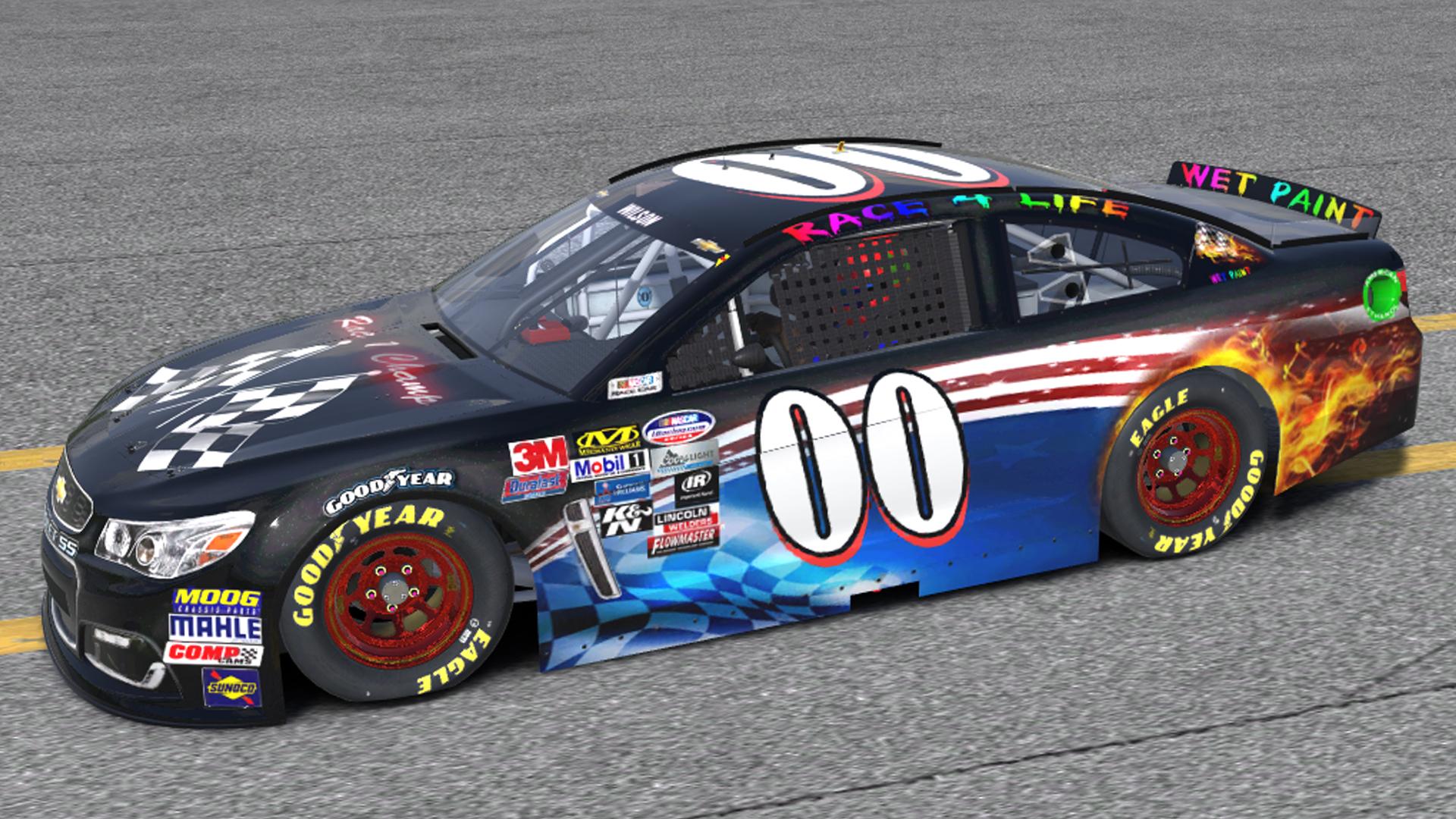 Preview of WET PAINT CHEVY race4life race 1 champ car by Cameron K Wilson