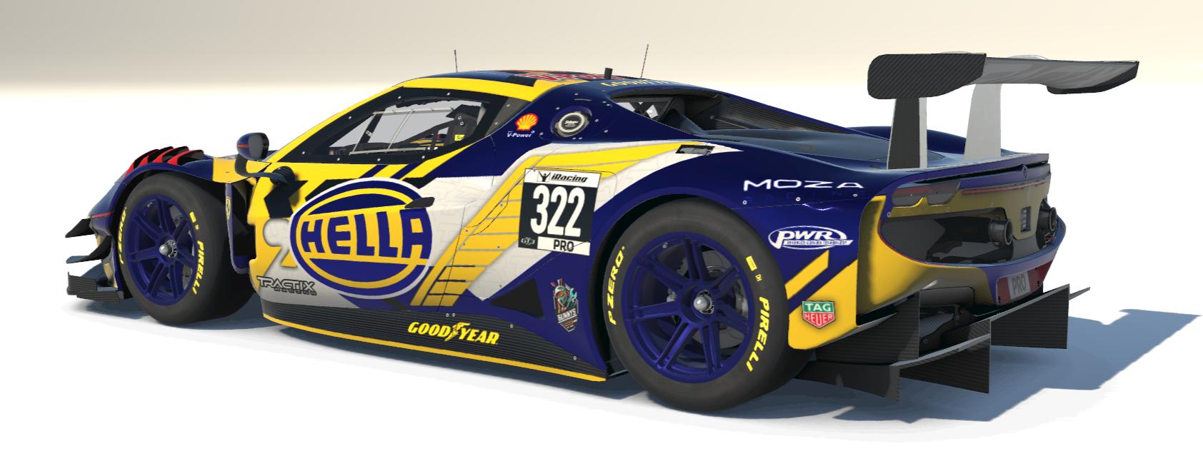 Hella Goodyear Tractix Racing Ferrari 296 GT3 V2 by Adam
