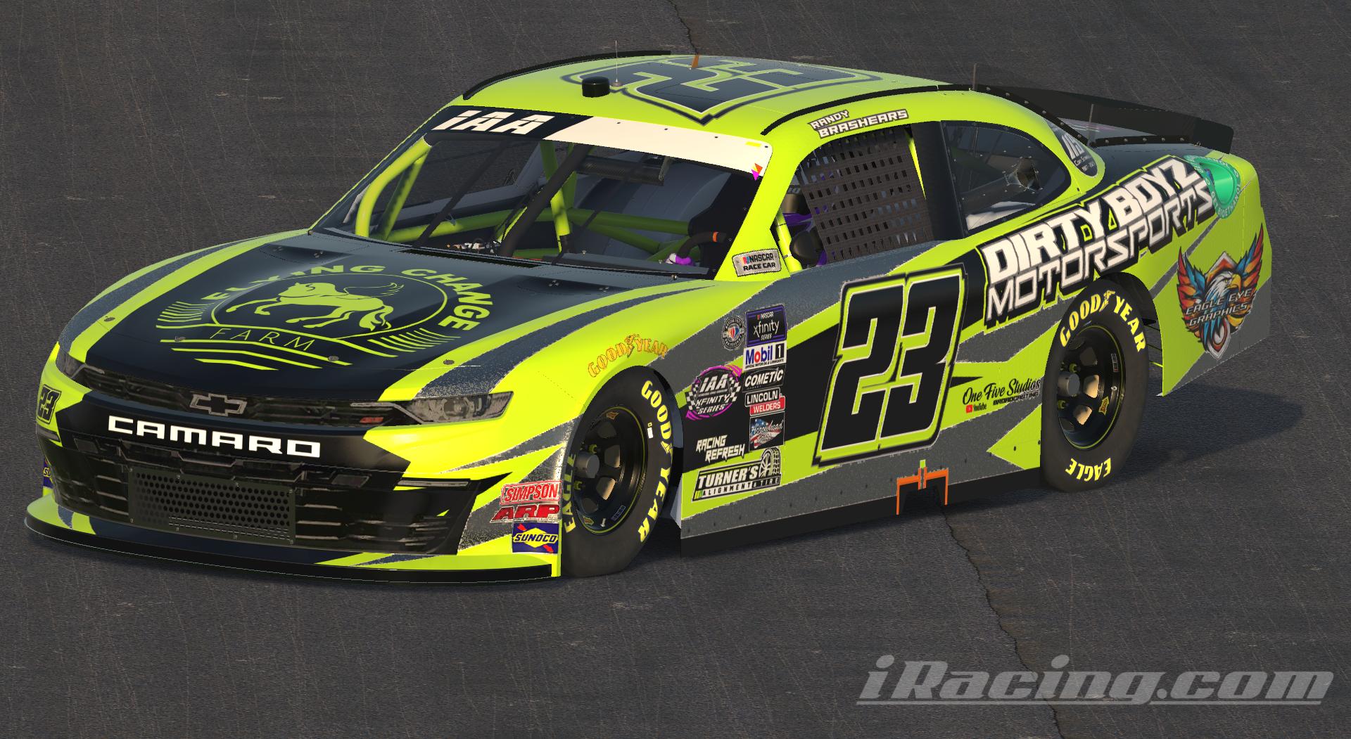 Preview of Randy Brashears Xfinity Neon Green by Randy B.