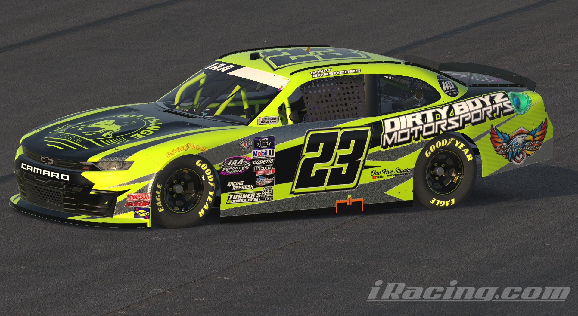 Preview of Randy Brashears Xfinity Neon Green by Randy B.