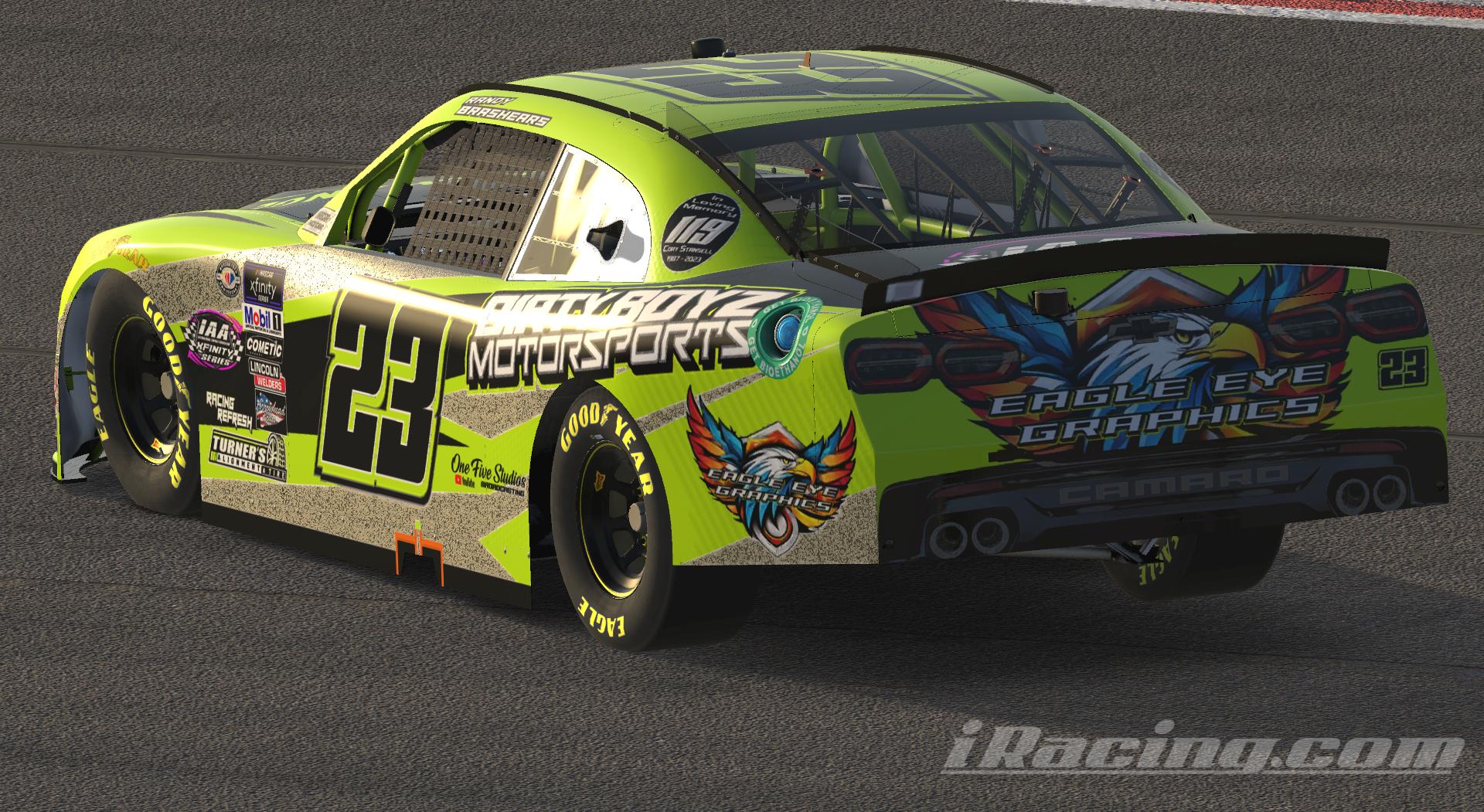 Preview of Randy Brashears Xfinity Neon Green by Randy B.