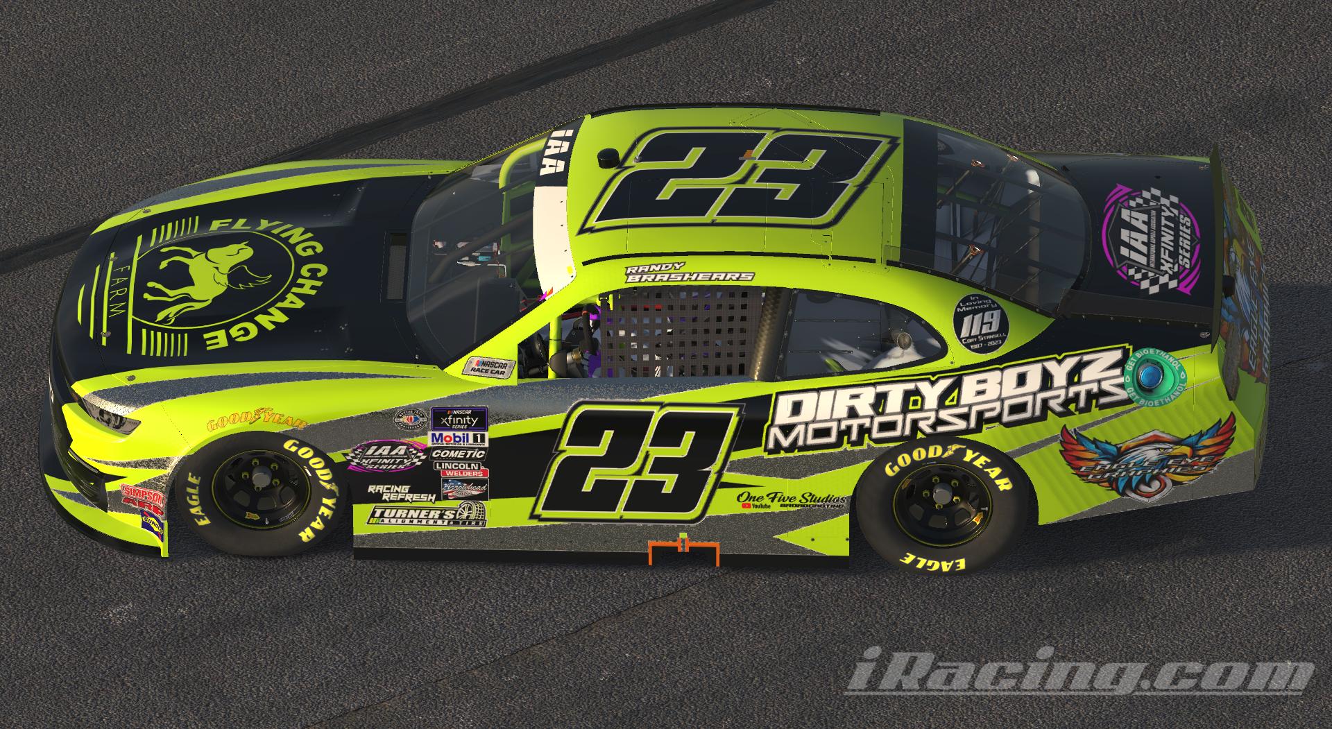 Preview of Randy Brashears Xfinity Neon Green by Randy B.