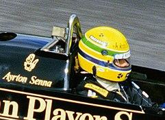 Preview of Sennas 1985 JPS Helmet by Bruce Funderburg