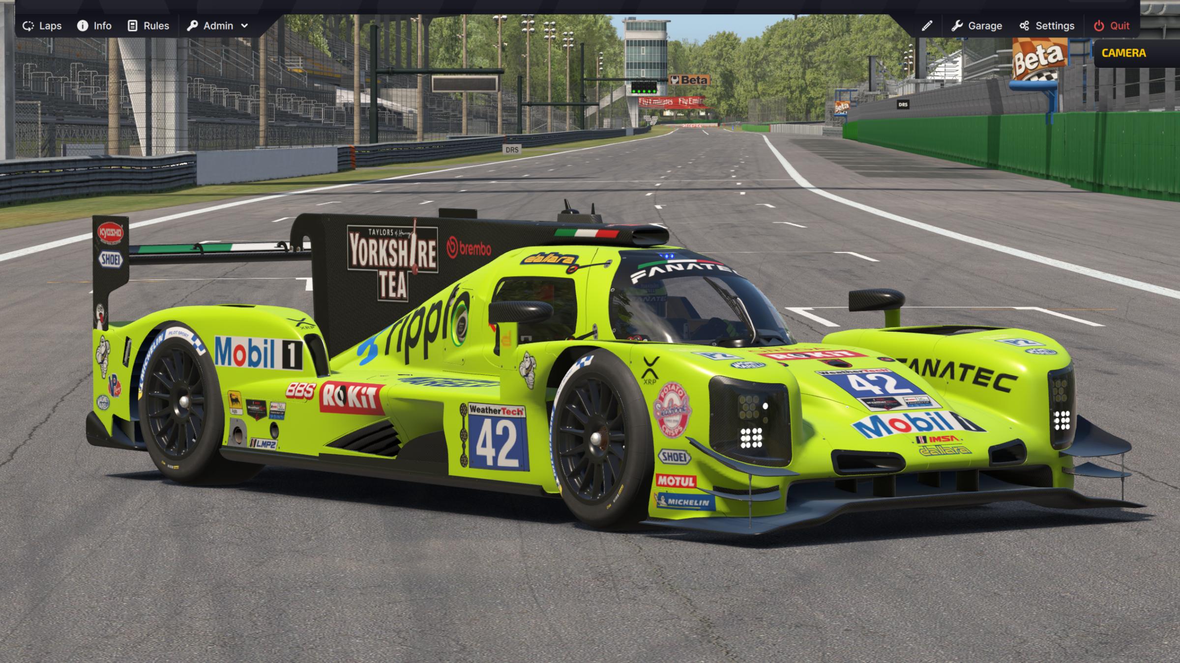 Preview of Dallara P217 LMP2 Florescent IMSA by Mark B.