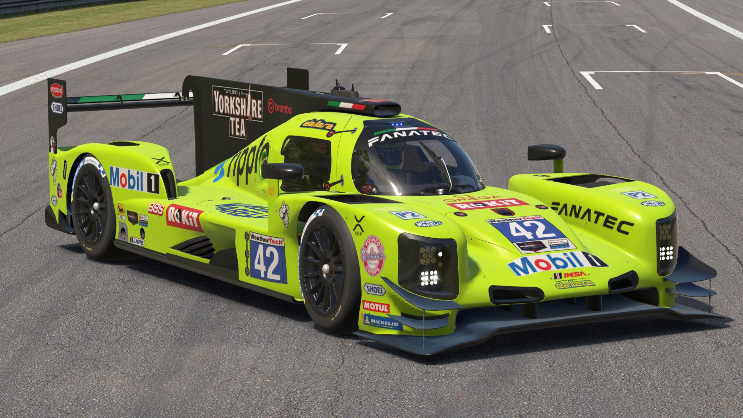 Preview of Dallara P217 LMP2 Florescent IMSA by Mark B.