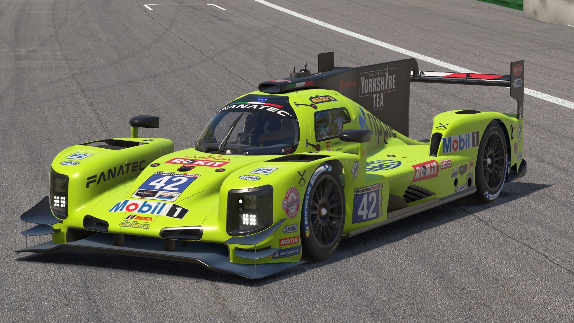 Preview of Dallara P217 LMP2 Florescent IMSA by Mark B.