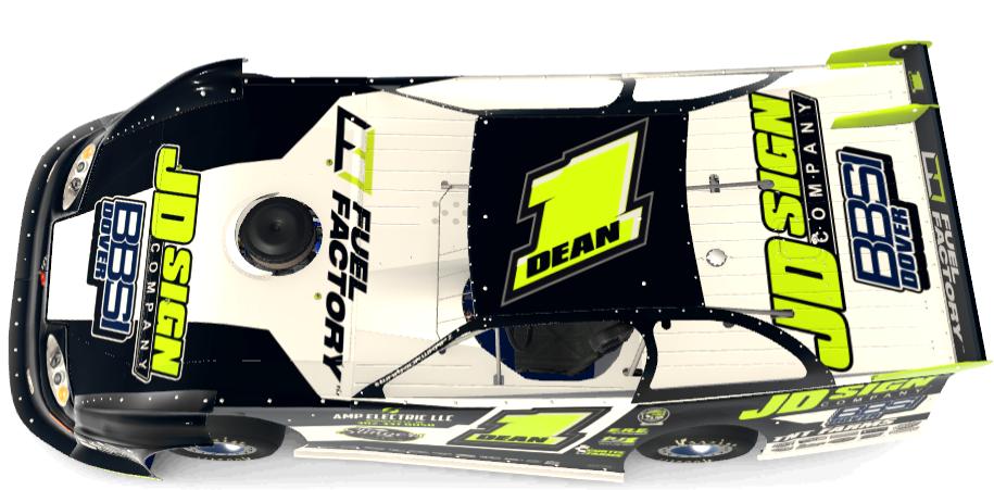 Preview of Austin Dean #1 - Dirt Late Models - JD Sign Company / BBSI Dover / TNT Farms / AMP Electric LLC / Leroy Betts Construction by Kenny Mitchell