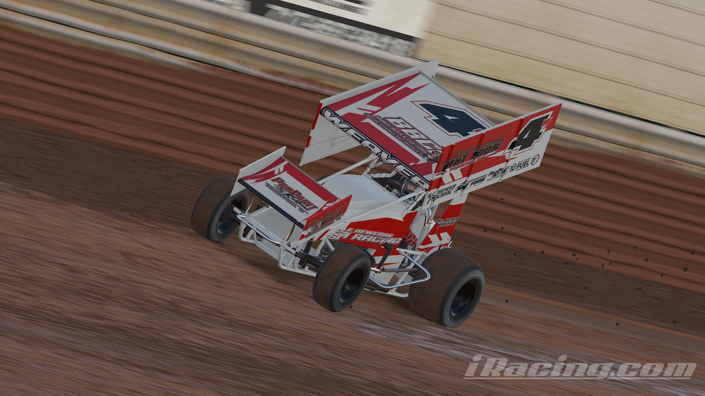 Preview of Kasey Weaver 2024 Cole Dewease Sim Racing Team Sprint Car by Brady Beavers