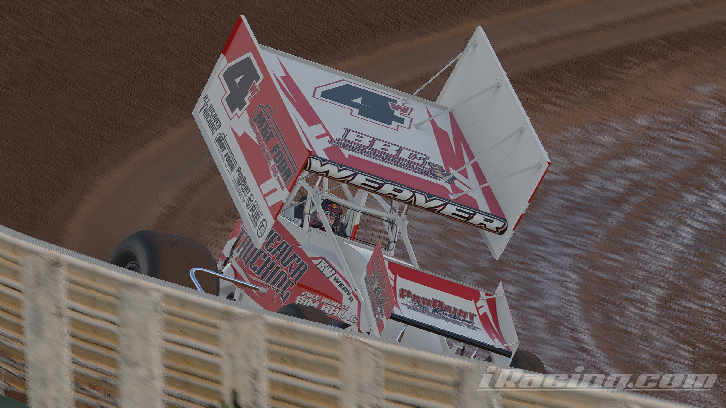 Preview of Kasey Weaver 2024 Cole Dewease Sim Racing Team Sprint Car by Brady Beavers