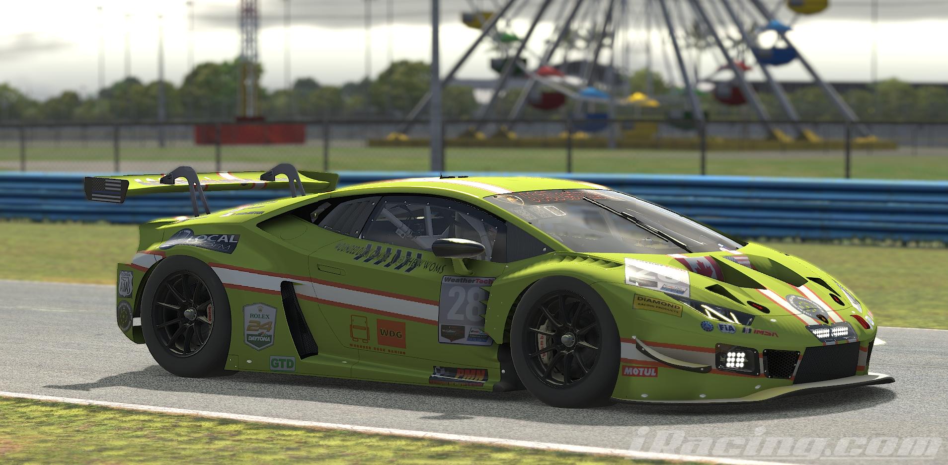 Preview of Hi Vis  2023 Rolex 24 Lamborghini EVO GT3 TGA by Charlie Hamilton Jr