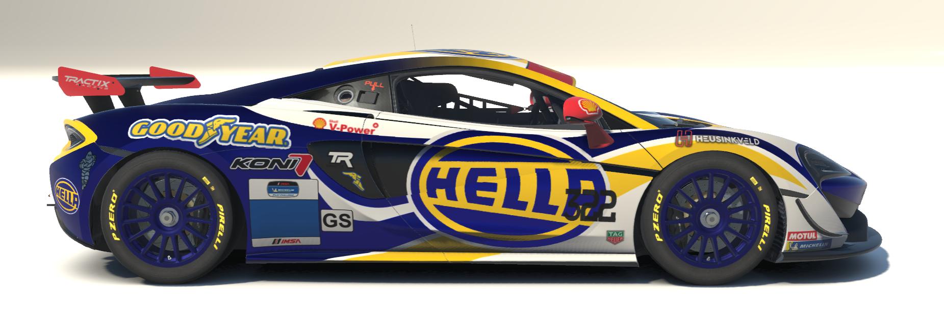 Hella Goodyear Tractix Racing 570S GT4 by Adam Burhop - Trading Paints