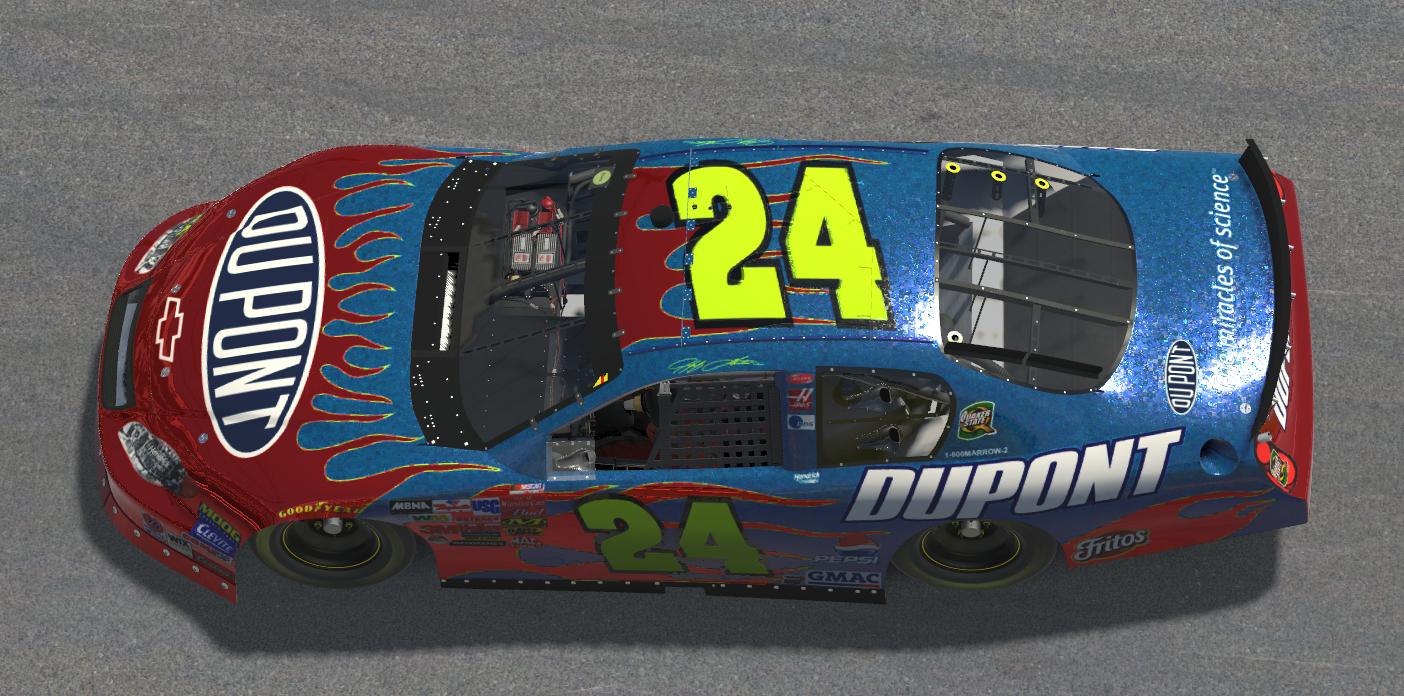 Preview of Jeff Gordon DuPont #24 Chrome & Metal Flake Version 2 by Jeff Andrews