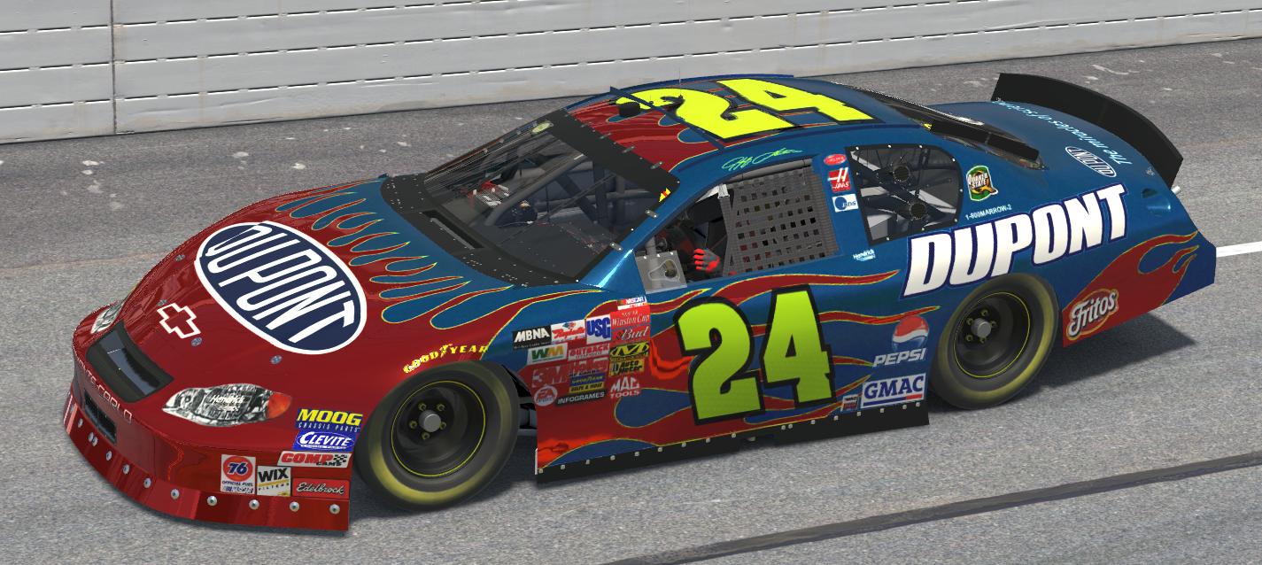 Preview of Jeff Gordon DuPont #24 Chrome & Metal Flake Version 2 by Jeff Andrews